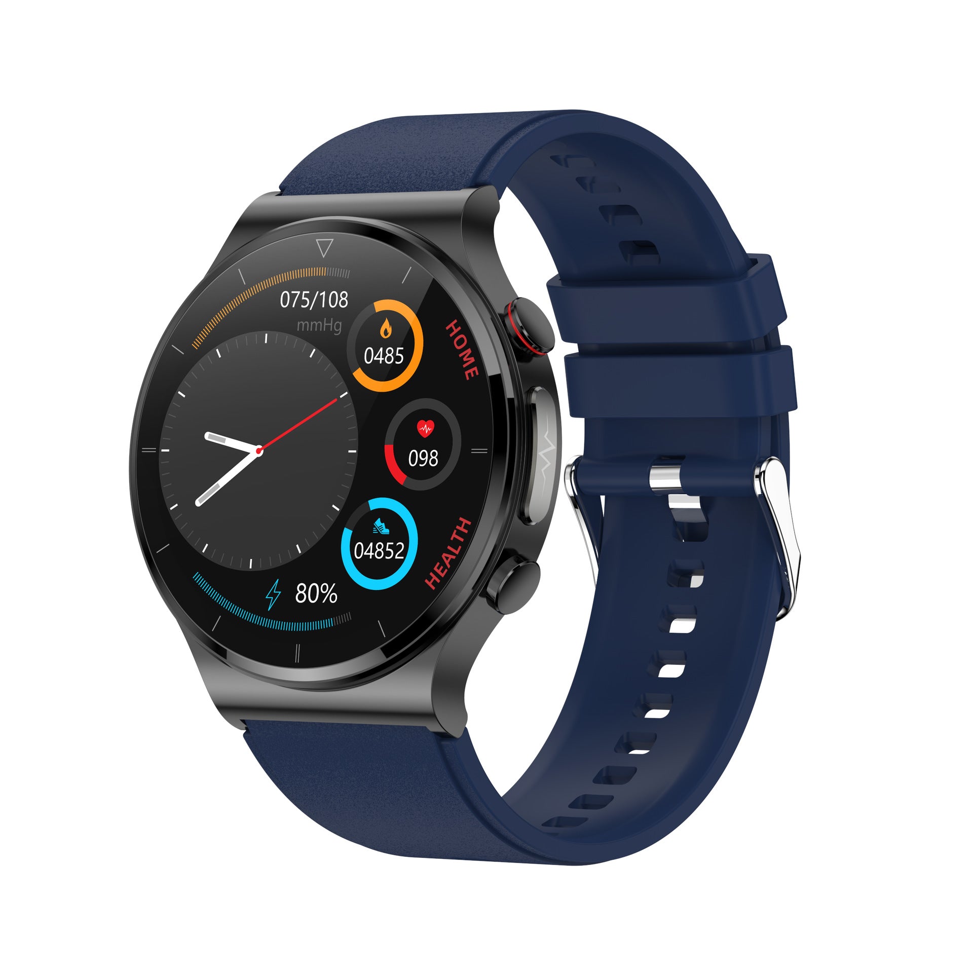 Oxygen ECG Temperature Blood Pressure Heart Rate Monitoring Laser Smart Watch