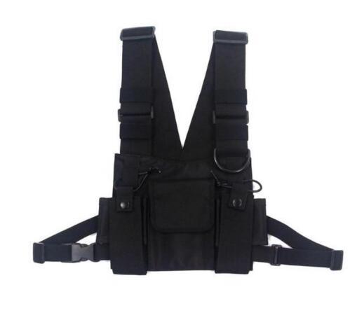 Functional tactical chest bag waist bag vest jacket multi-function backpack