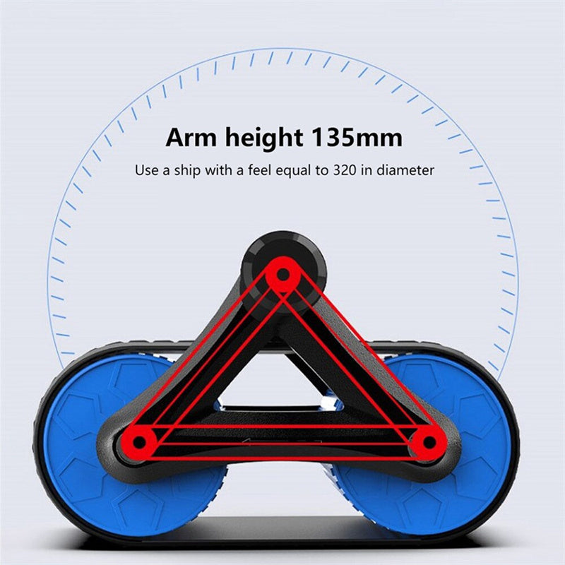 Double Wheel Abdominal Home Exercise Devices