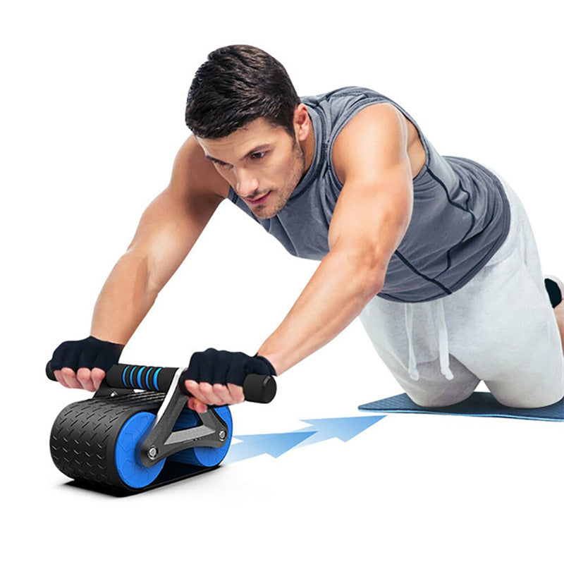 Double Wheel Abdominal Home Exercise Devices