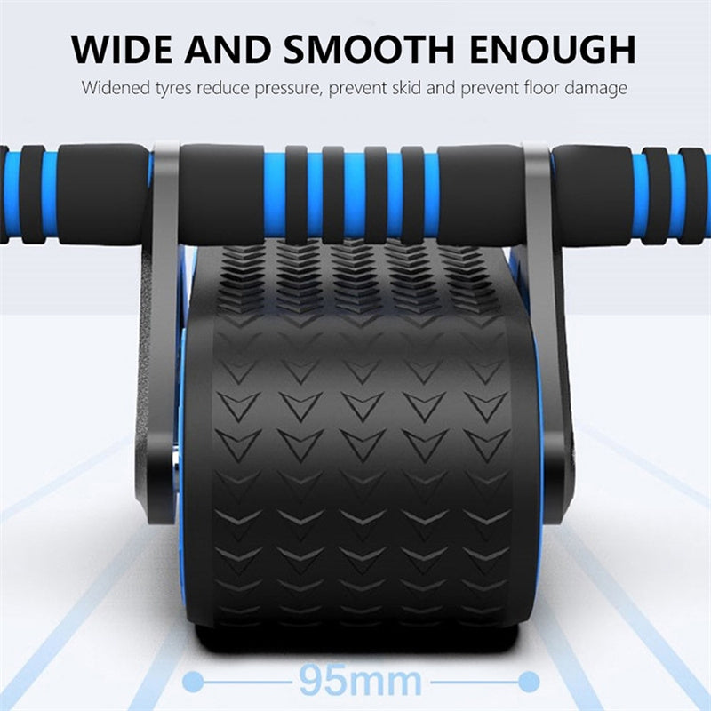 Double Wheel Abdominal Home Exercise Devices