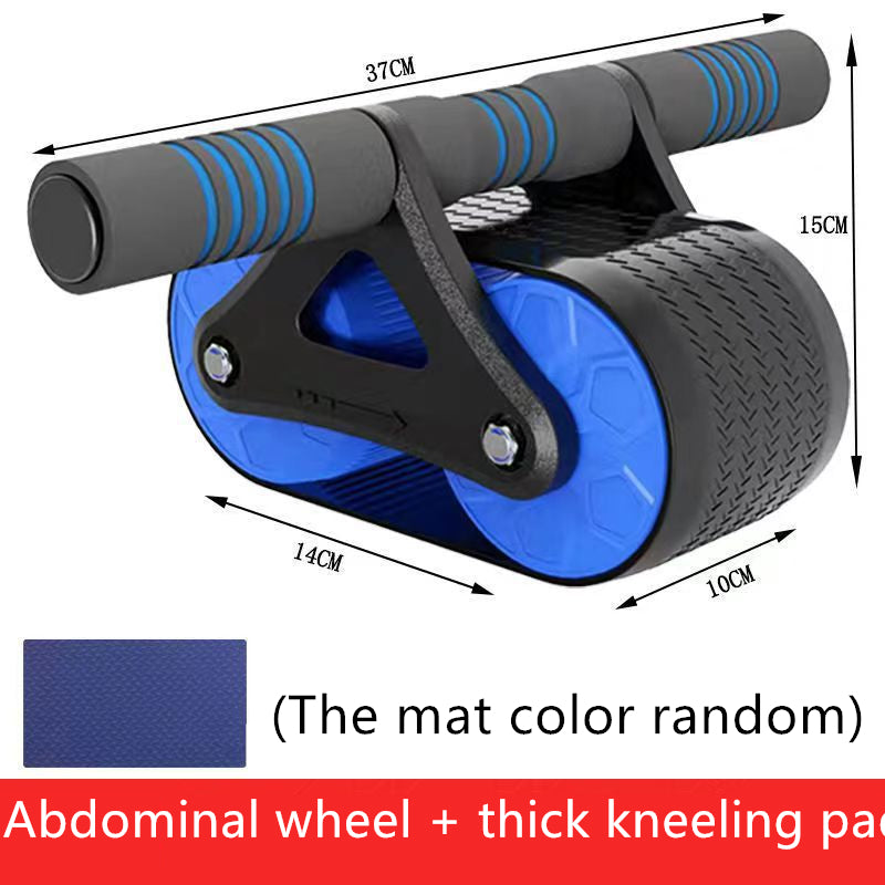 Double Wheel Abdominal Home Exercise Devices