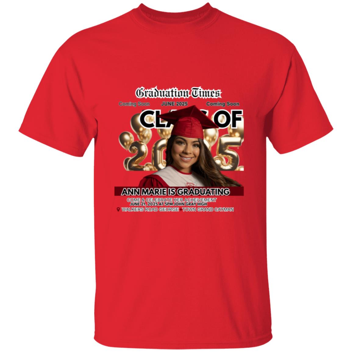Personalized Graduation. T-Shirt