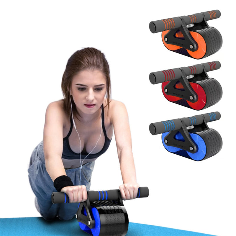 Double Wheel Abdominal Home Exercise Devices