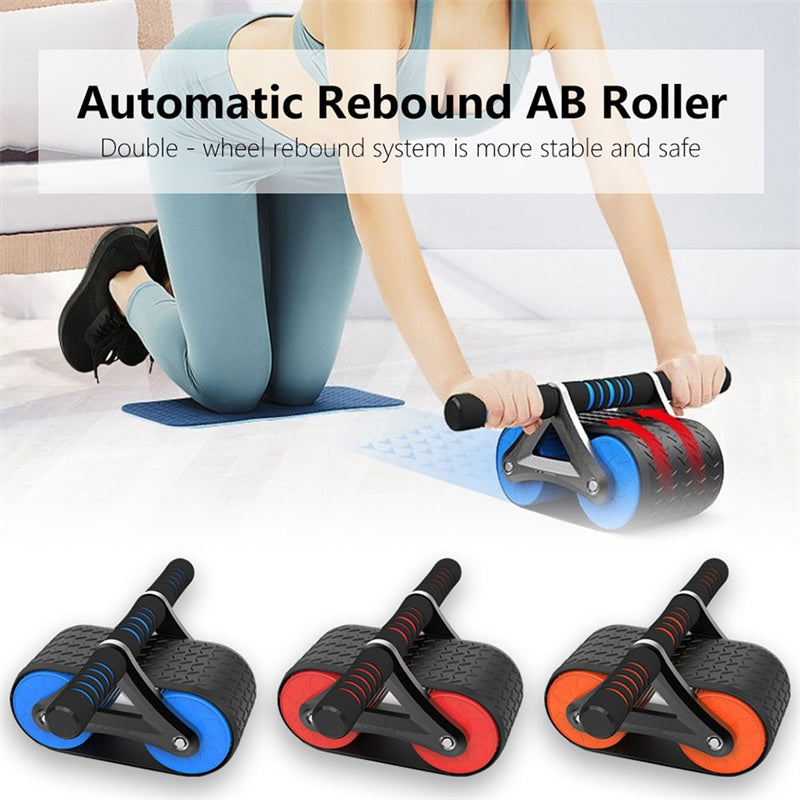 Double Wheel Abdominal Home Exercise Devices